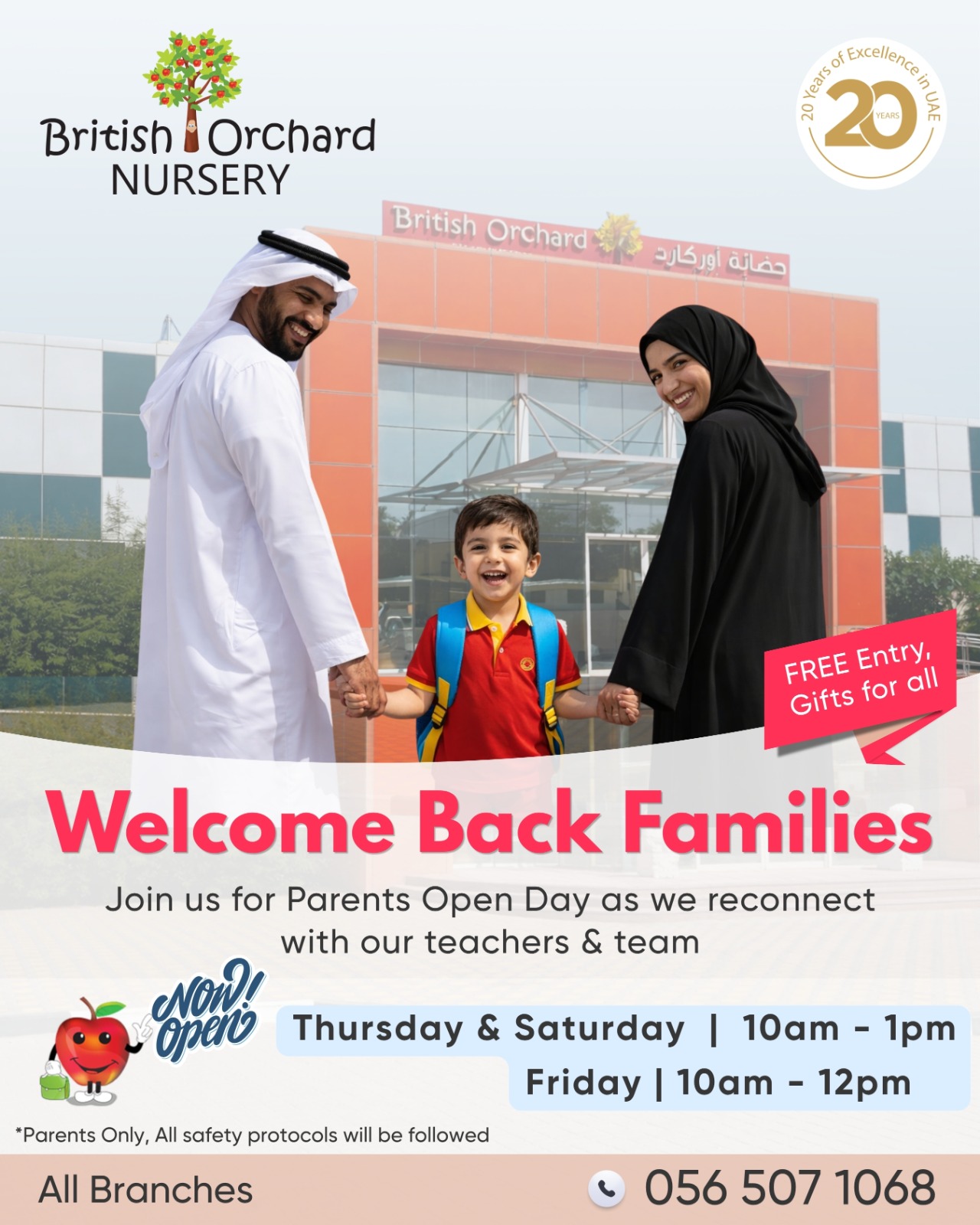 Welcome Back Families