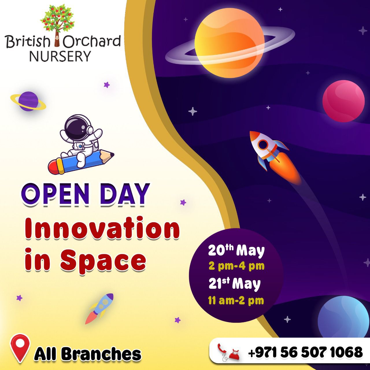 Inviting you all to visit the BON Space Station for our next open day on 20th & 21st May 🚀 👨‍🚀