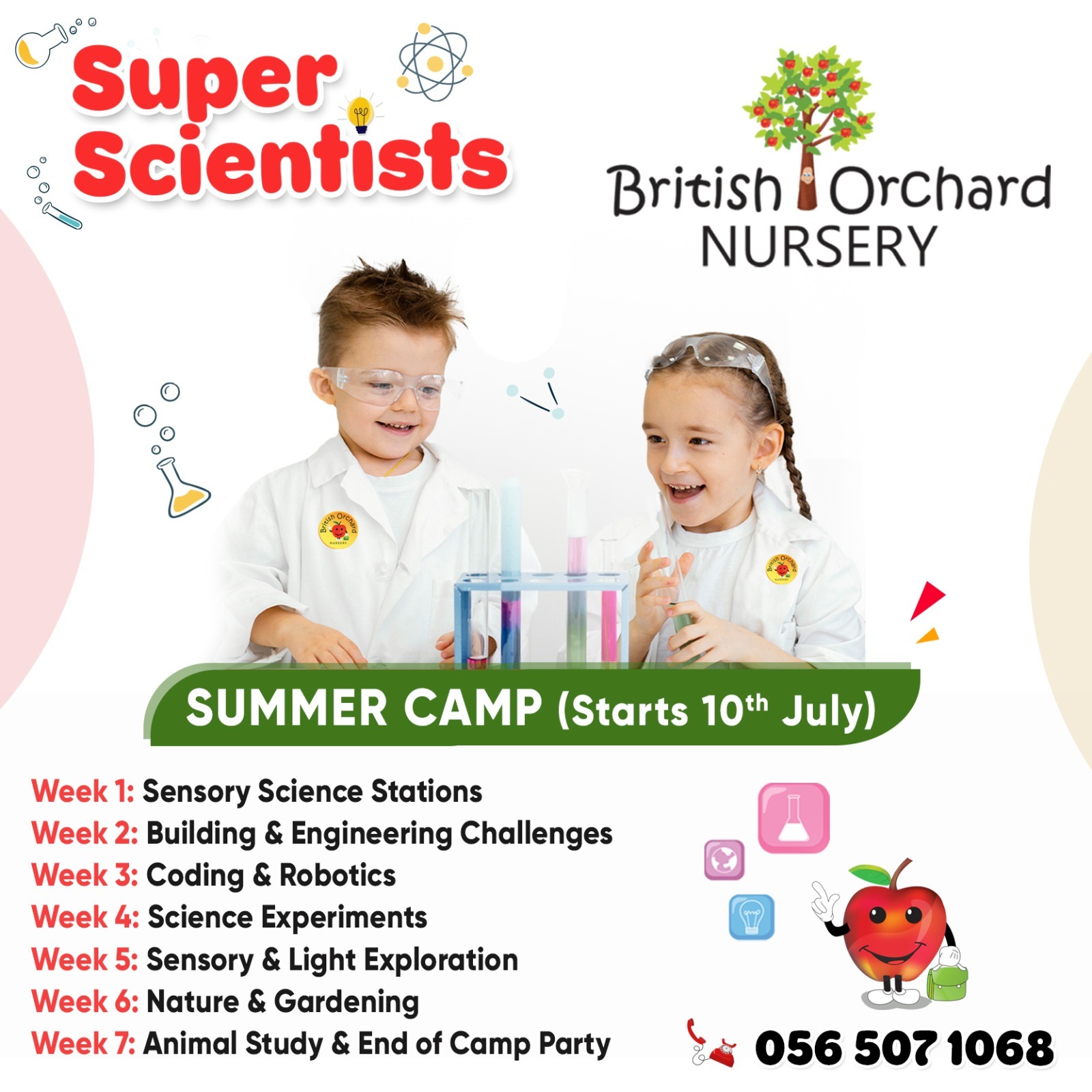 Super Scientist Summer Camp  (Start 10th July)