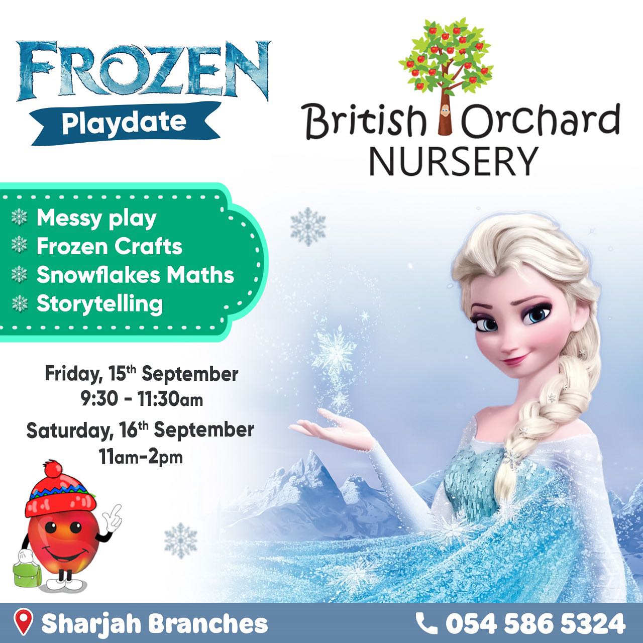 Beat the Heat ☀️ with our FROZEN Play date this weekend ! ❄️