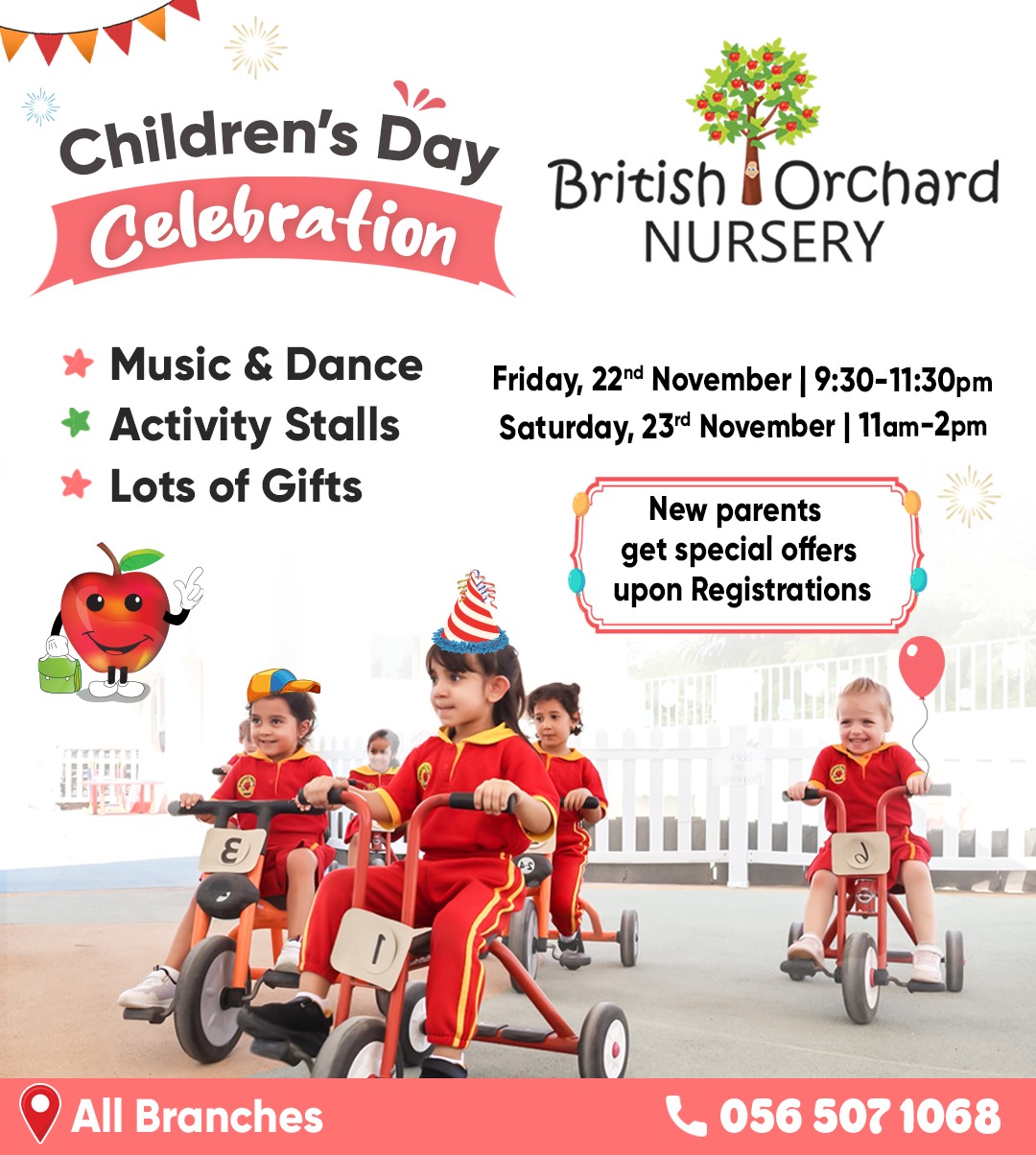 Children's Day Celebration at British Orchard Nursery